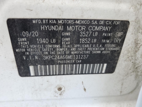 2021 HYUNDAI ACCENT SE
