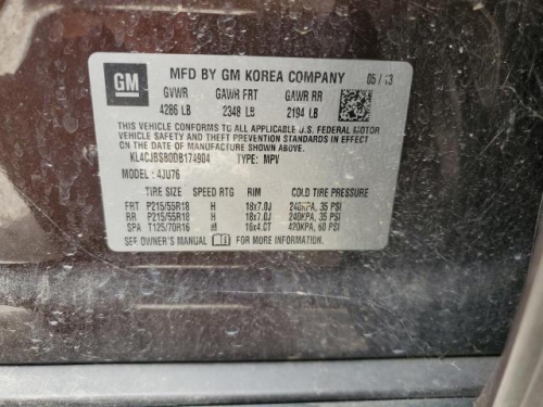 2013 BUICK ENCORE CONVENIENCE