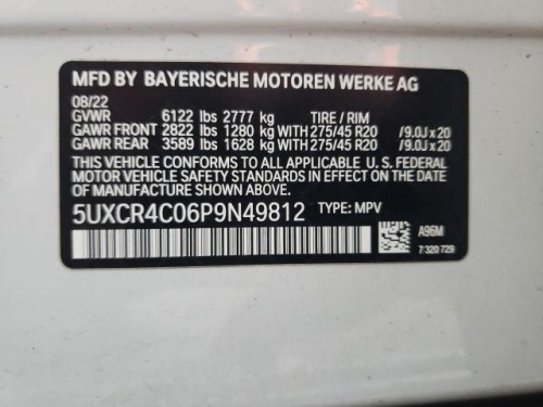 2023 BMW X5 SDRIVE 40I