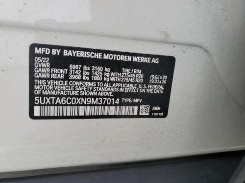 2022 BMW X5 XDRIVE45E