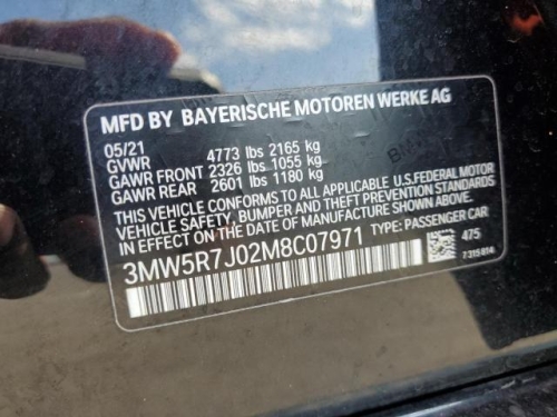 2021 BMW 330XI 