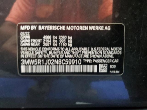 2022 BMW 330I 