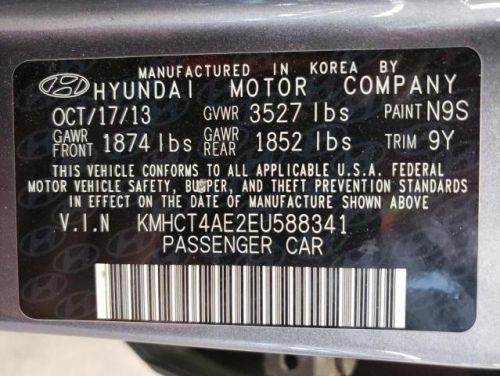 2014 HYUNDAI ACCENT GLS