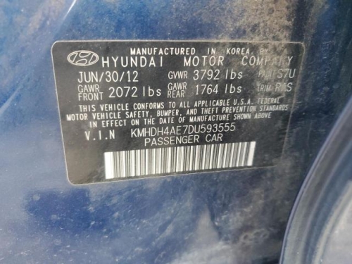 2013 HYUNDAI ELANTRA GLS