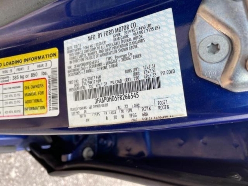 2015 FORD FUSION SE