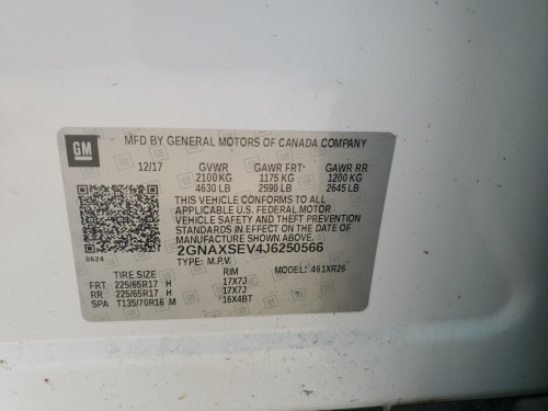 2018 CHEVROLET EQUINOX LT