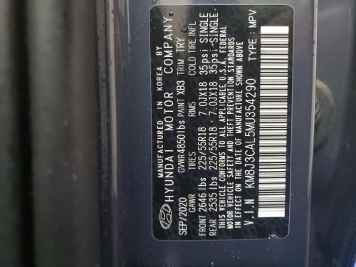 2021 HYUNDAI TUCSON LIMITED