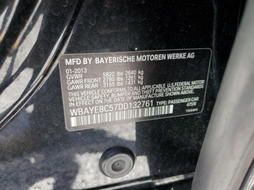2013 BMW 750 LI
