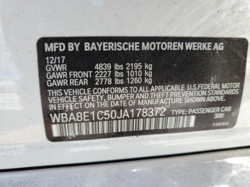 2018 BMW 330E 