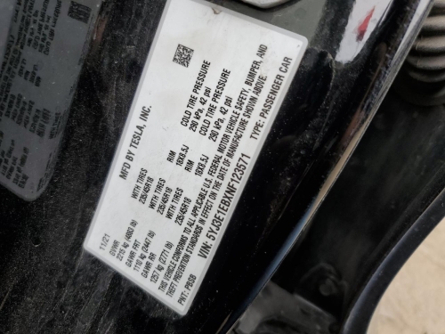 2022 TESLA MODEL 3 