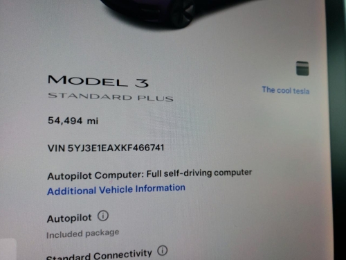 2019 TESLA MODEL 3 