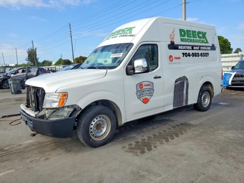 2019 NISSAN NV 2500 CARGO-