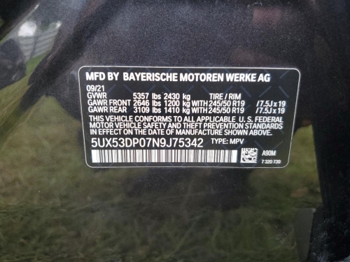 2022 BMW X3 XDRIVE30I