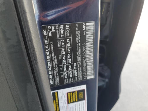 2013 MERCEDES-BENZ ML 350 4MATIC