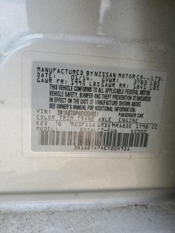 2014 NISSAN SENTRA S