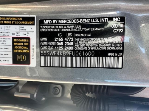 2015 MERCEDES-BENZ C 300 4MATIC