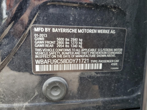 2013 BMW 550 XI