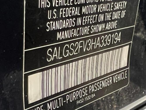 2017 LAND ROVER RANGE ROVER HSE