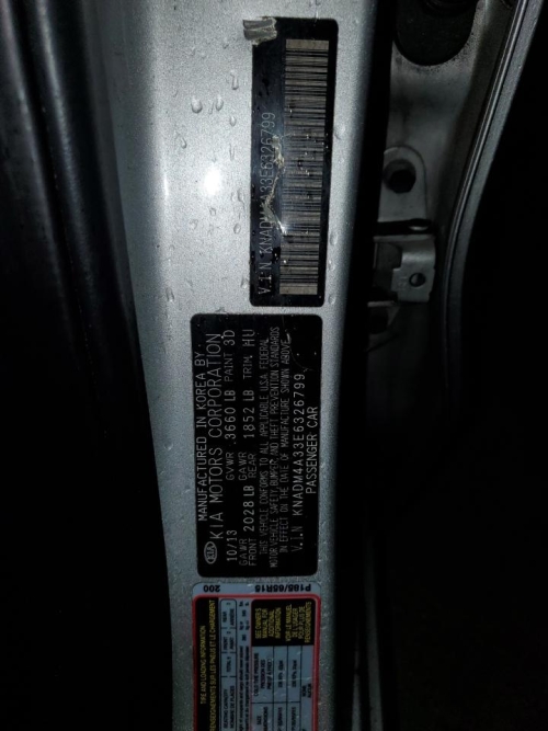 2014 KIA RIO LX