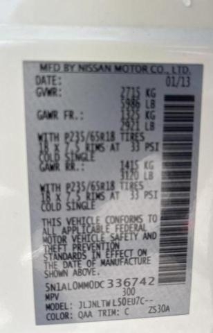 2013 INFINITI JX35 