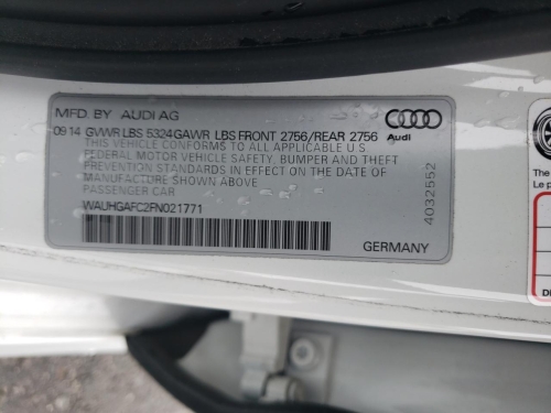 2015 AUDI A6 PRESTIGE