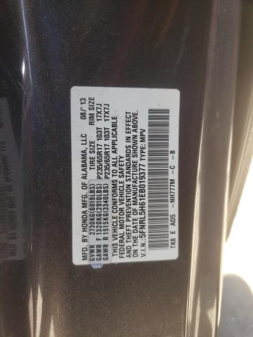 2014 HONDA ODYSSEY EXL