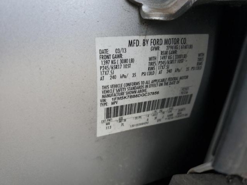 2013 FORD EXPLORER 