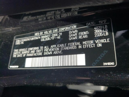 2018 VOLVO S60 INSCRIPTION