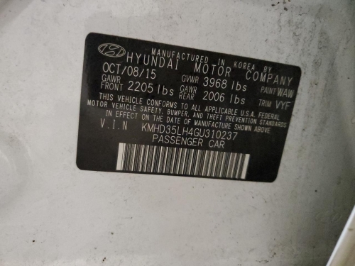 2016 HYUNDAI ELANTRA GT 