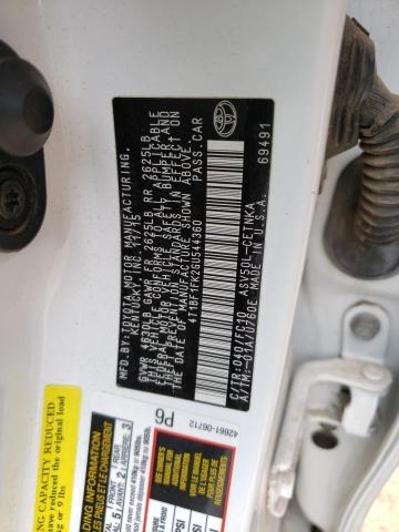 2016 TOYOTA CAMRY LE