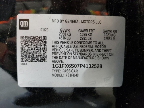 2023 CHEVROLET BOLT EV 2LT