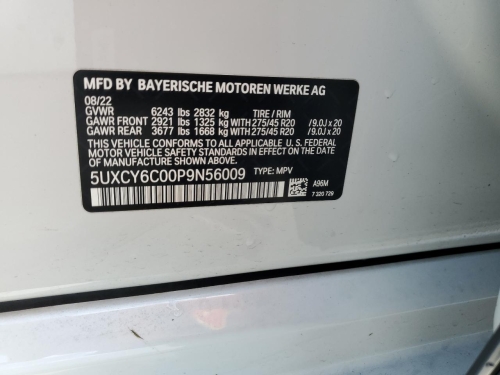 2023 BMW X6 XDRIVE40I