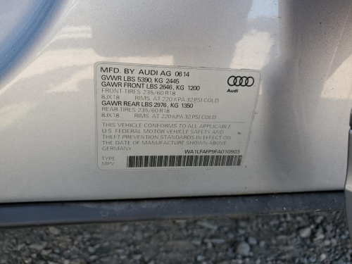 2015 AUDI Q5 PREMIUM PLUS
