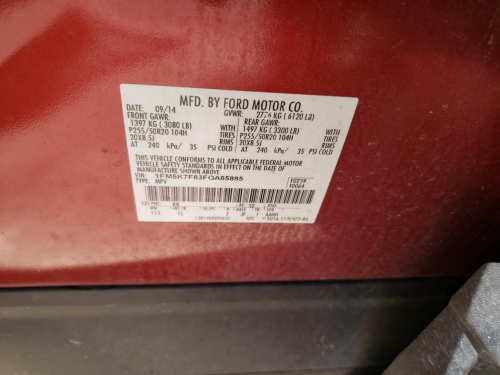 2015 FORD EXPLORER LIMITED