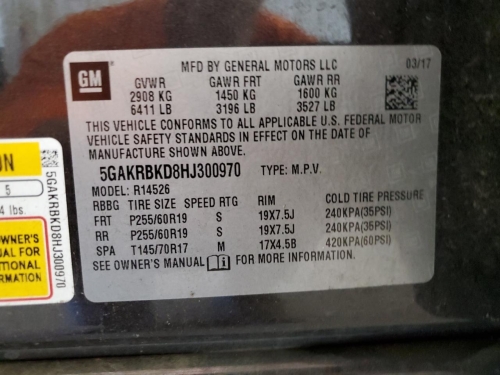 2017 BUICK ENCLAVE 