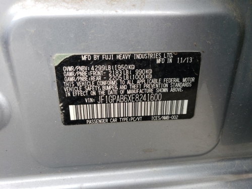 2014 SUBARU IMPREZA PREMIUM