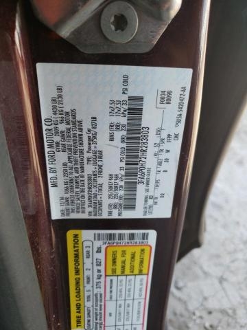 2017 FORD FUSION SE