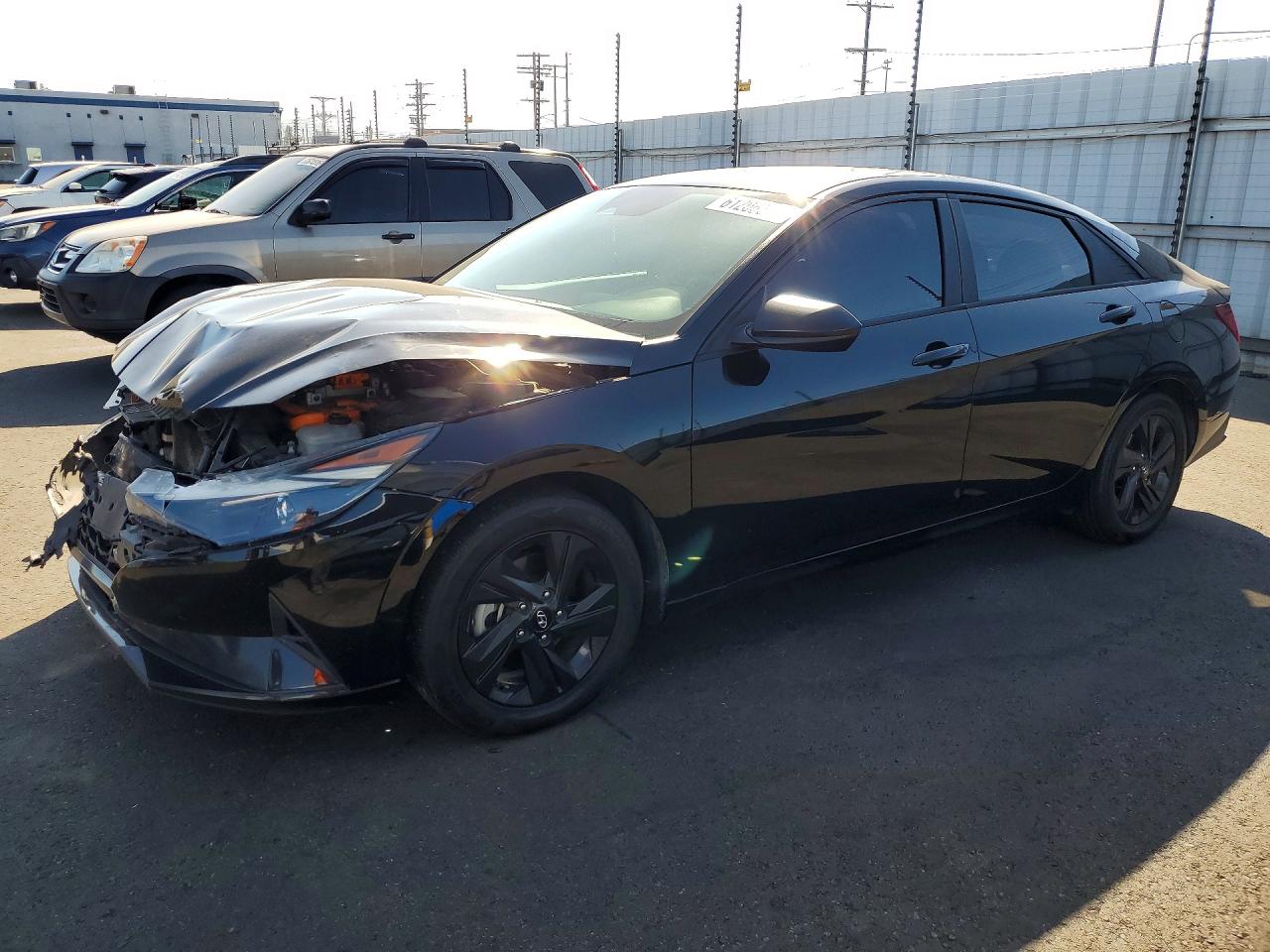 2022 HYUNDAI ELANTRA BLUE  