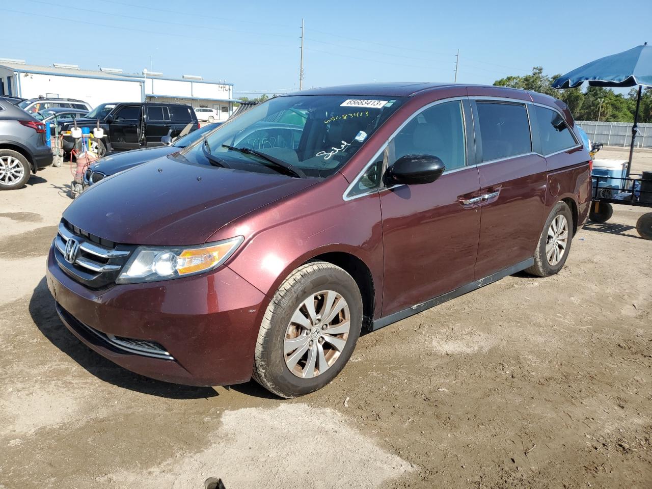 2017 HONDA ODYSSEY EXL